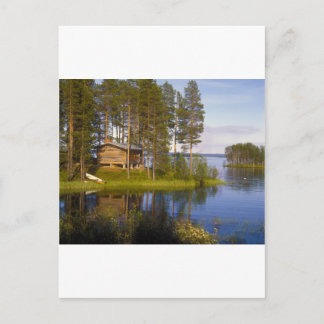 Hütte, Finnland Postkarte