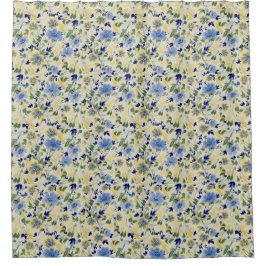 Hütte Floral Duschvorhang