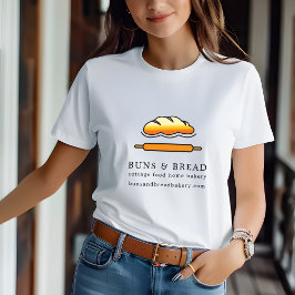 Hütte Food Zuhause Bakery Mitarbeiter einheitlich T-Shirt