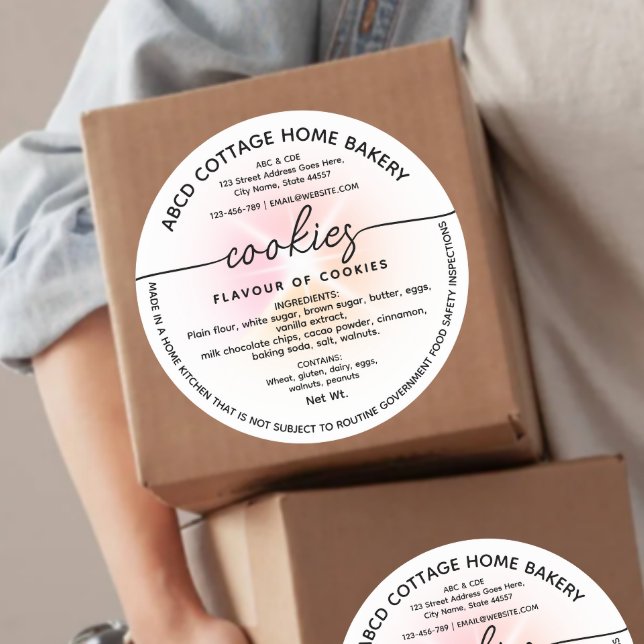 Hütte für moderne Cookies Runder Aufkleber (Von Creator hochgeladen)