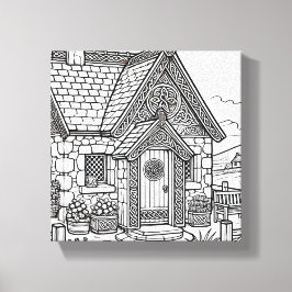 Hütte für Schiefer #32 Leinwanddruck