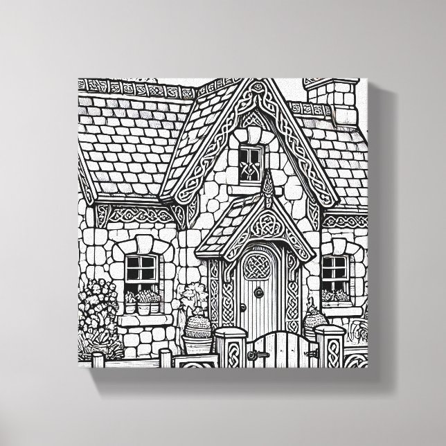 Hütte für Schiefer #36 Leinwanddruck (Vorderseite)