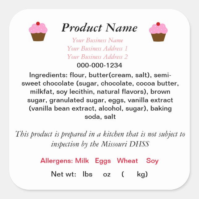 Hütte Futter- und Lebensmittelgesetze - Lebensmitt Quadratischer Aufkleber (Vorderseite)