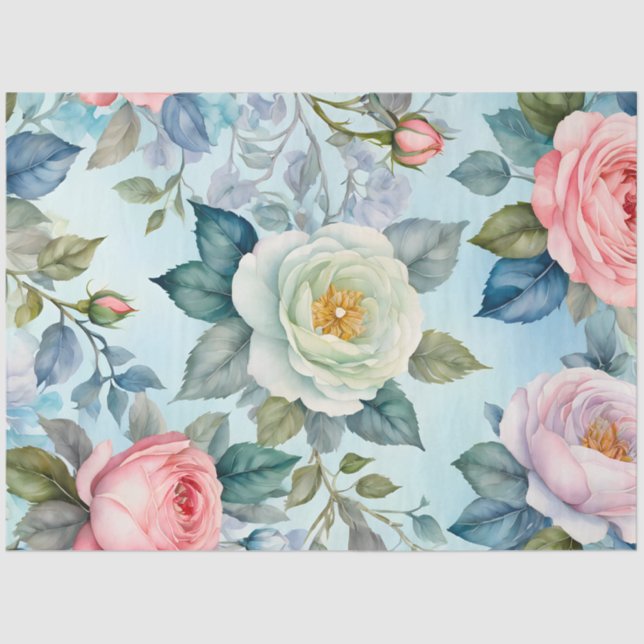 Hütte Garden Blume Kunstgewerbe Seidenpapier (Vorderseite)