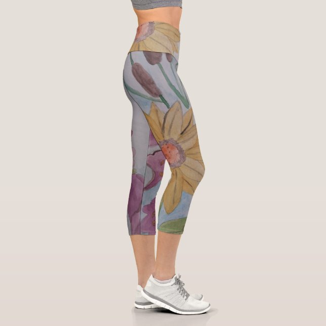 Hütte Garden Blume Leggings (Rechts)