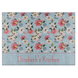 Hütte Garden Blume Personalisiert Schneidebrett