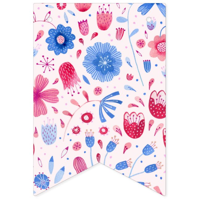 Hütte Garden Blume Wimpelkette (Erste Fahne)