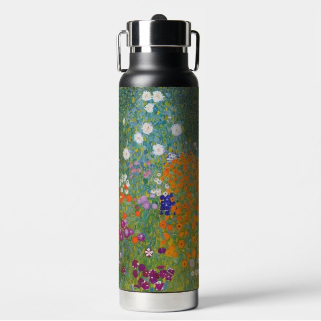 Hütte Garden Gustav Klimt Trinkflasche (Vorderseite)