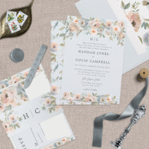 Hütte Garden Pastel Blue Peach Coral