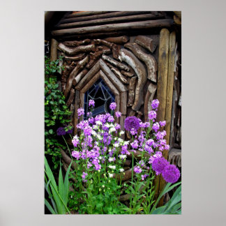 Hütte Garden Poster