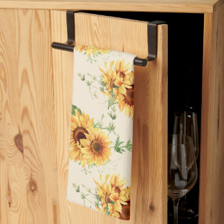 Hütte Garden Sonnenblumen Geschirrtuch