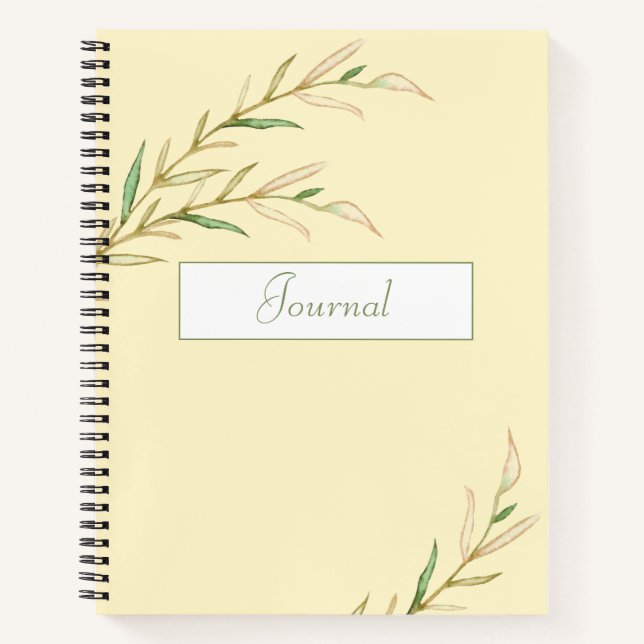 Hütte Gartengarten Rose Notizbuch (Vorderseite)