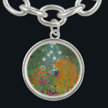 Hütte Gustav Klimt Blumengarten Armband<br><div class="desc">Ein wunderschönes Gartenbild - das ist ein klassisches Gemälde von Gustav Klimt,  genannt Hütte Garden,  oder Bauergarten,  1907,  das ein nahes Bild eines Blumengartens,  ein buntes Blumengemälde ist.</div>