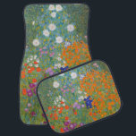 Hütte Gustav Klimt Blumengarten Autofußmatte<br><div class="desc">Ein wunderschönes Gartenbild - das ist ein klassisches Gemälde von Gustav Klimt,  genannt Hütte Garden,  oder Bauergarten,  1907,  das ein nahes Bild eines Blumengartens,  ein buntes Blumengemälde ist.</div>