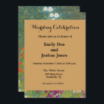 Hütte Gustav Klimt Blumengarten Einladung<br><div class="desc">Ein wunderschönes Gartenbild - das ist ein klassisches Gemälde von Gustav Klimt,  genannt Hütte Garden,  oder Bauergarten,  1907,  das ein nahes Bild eines Blumengartens,  ein buntes Blumengemälde ist.</div>