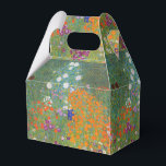 Hütte Gustav Klimt Blumengarten Geschenkschachtel<br><div class="desc">Ein wunderschönes Gartenbild - das ist ein klassisches Gemälde von Gustav Klimt,  genannt Hütte Garden,  oder Bauergarten,  1907,  das ein nahes Bild eines Blumengartens,  ein buntes Blumengemälde ist.</div>