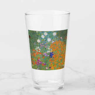 Hütte Gustav Klimt Blumengarten Glas
