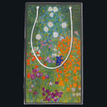 Hütte Gustav Klimt Blumengarten Kleine Geschenktüte<br><div class="desc">Ein wunderschönes Gartenbild - das ist ein klassisches Gemälde von Gustav Klimt,  genannt Hütte Garden,  oder Bauergarten,  1907,  das ein nahes Bild eines Blumengartens,  ein buntes Blumengemälde ist.</div>