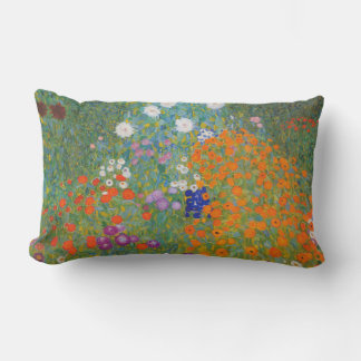 Hütte Gustav Klimt Blumengarten Lendenkissen