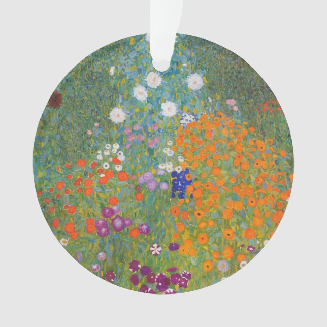 Hütte Gustav Klimt Blumengarten Ornament (Vorderseite)