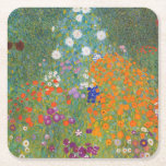 Hütte Gustav Klimt Blumengarten Rechteckiger Pappuntersetzer<br><div class="desc">Ein wunderschönes Gartenbild - das ist ein klassisches Gemälde von Gustav Klimt,  genannt Hütte Garden,  oder Bauergarten,  1907,  das ein nahes Bild eines Blumengartens,  ein buntes Blumengemälde ist.</div>