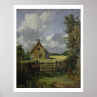 Hütte in Cornfield, 1833
