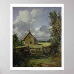 Hütte in einem Cornfield, 1833 Poster