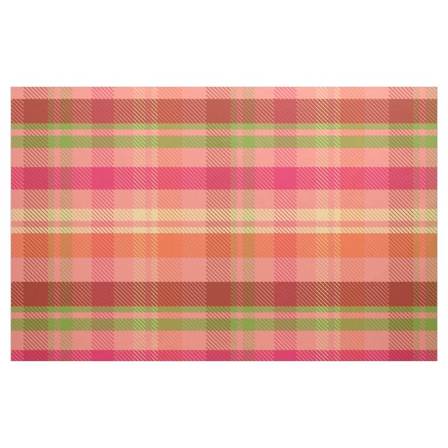 Hütte Kariert MCM Stoff (Fat Quarter (45,7 x 55,9 cm))