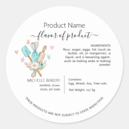 Hütte-Kennzeichen für Aquarellgeräte Runder Aufkleber