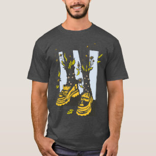 Hütte-Kernschleifer Blume wachsen überall T-Shirt