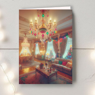 Hütte Kitsch Ferienzimmer Weihnachten Karte