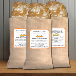 Hütte Law Zuhause Bakery Ingredients Allergens Quadratischer Aufkleber