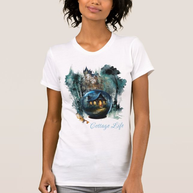 Hütte Life Crystal Ball T-Shirt (Vorderseite)