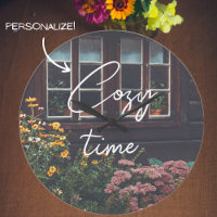 Hütte mit rustikalem Garten