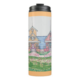 Hütte Peach Thermal Tumbler Thermosbecher