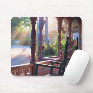Hütte Porch in Early Sun - Martha's Vineyard Mousepad