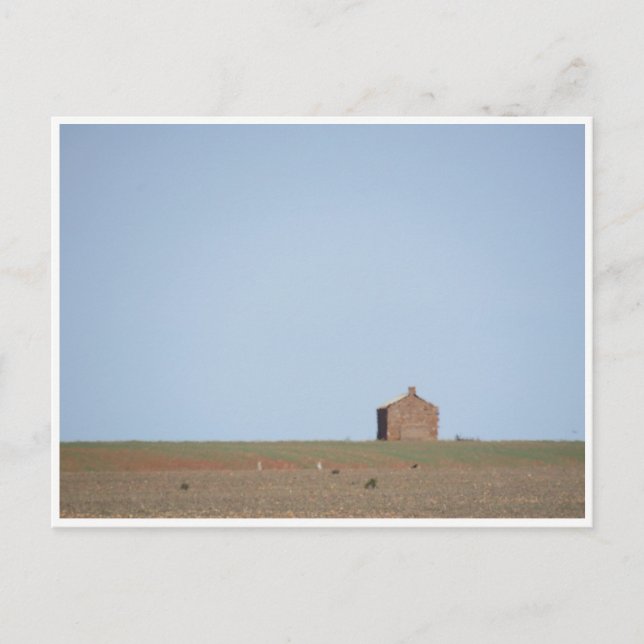 Hütte Postkarte (Vorderseite)