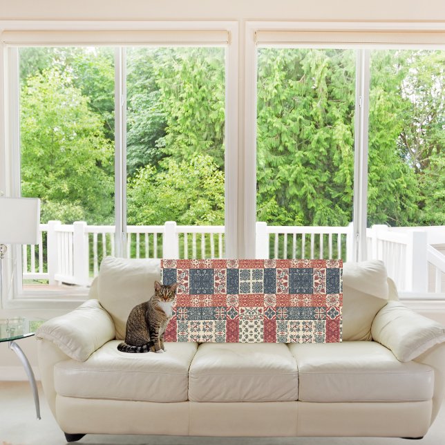 Hütte Quilt Fleecedecke (Von Creator hochgeladen)