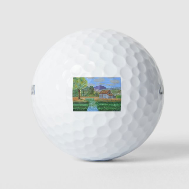 Hütte Retreat in den Hügeln Golfball (Vorderseite)