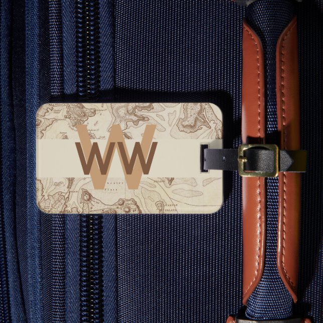 Hütte Roadmap - Gepäckmarke Gepäckanhänger (Vorderseite Insitu 4)