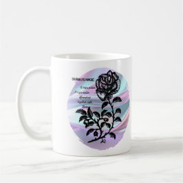 Hütte Rose auf Pastel - Granny's Magic Kaffeetasse