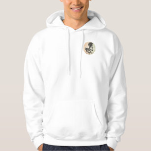 Hütte Rose auf Peach Hoodie