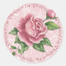 Hütte Rose Denken Sie an Ihr Sticker - SRF