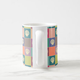 Hütte Seashell Pattern Kaffeetasse