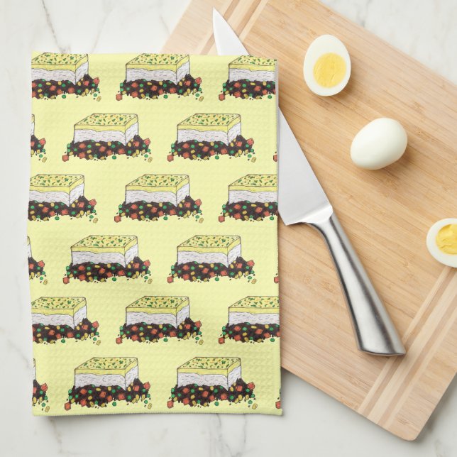 Hütte Shepherd Meat Pie English Food Geschirrtuch (Viertel Falte)