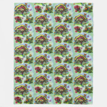 Hütte und Blume Kernflora