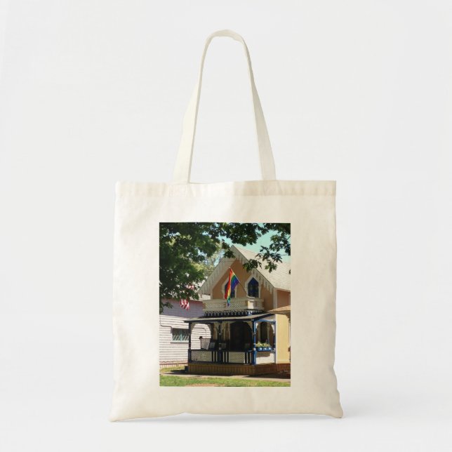 Hütte und Stolz Gingerbread - Martha's Vineyard Tragetasche (Vorne)