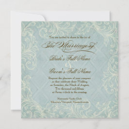 Hütte von Flora durch die Muscheln Hochzeit am Str Einladung