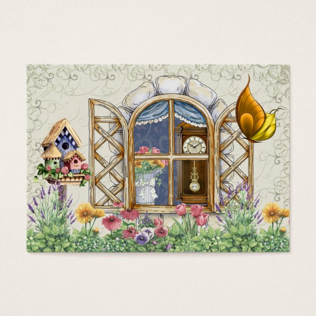 Hütte Window Gift Tag - SRF (Vorderseite)