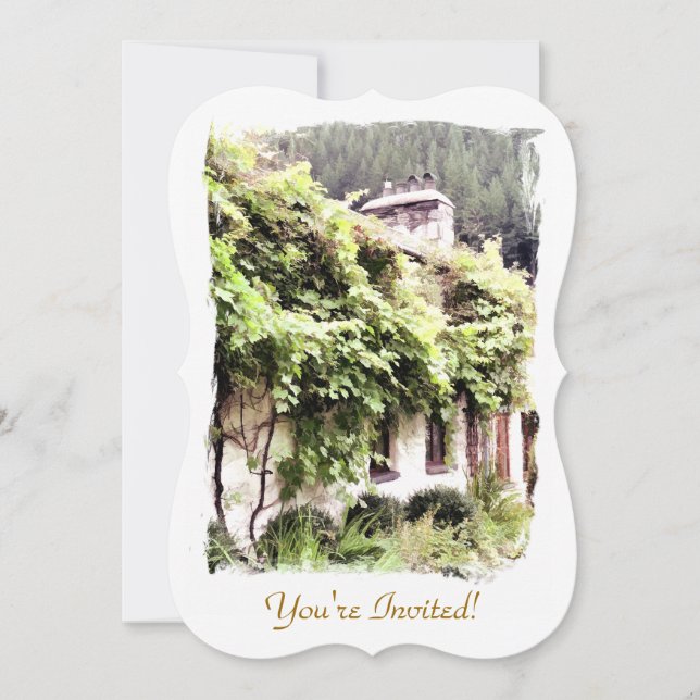 Hütte WISTERIEN Einladung (Vorderseite)